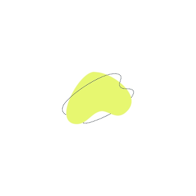 zestaw elementów blob zestaw wektor nowoczesny