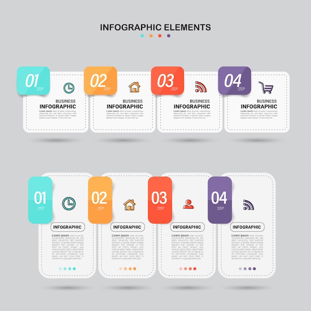 Zestaw Elementów Infographic.