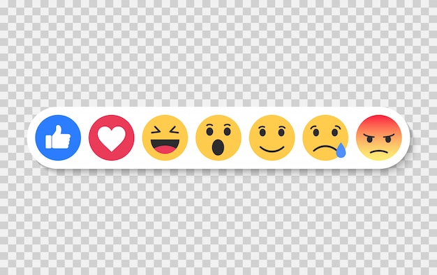 Plik wektorowy zestaw emoji. emotikony płaski zestaw