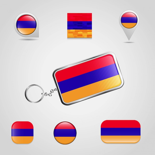 Zestaw Flag Armenia