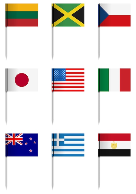 Zestaw Flag Narodowych