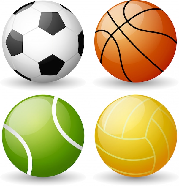 Zestaw Glossy Sports Balls