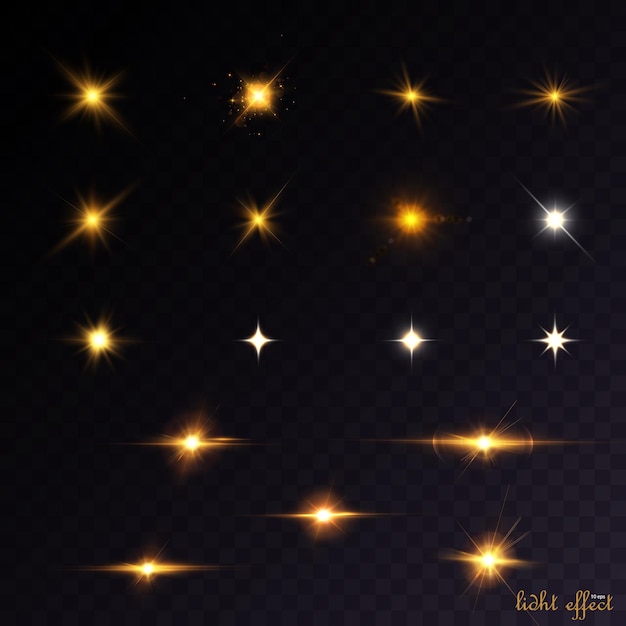 Zestaw gwiazd Źródła światła Podświetlane oświetlenie koncertowe do projektowania stron internetowych i oświetlenia studia projekcyjnego