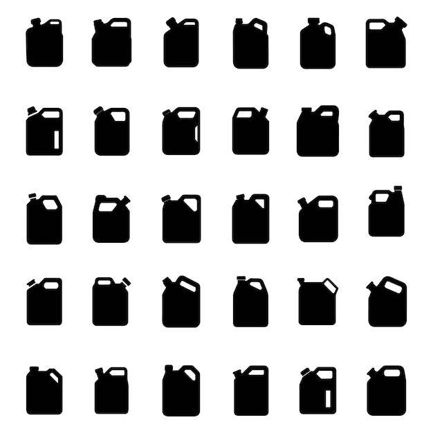 Zestaw ikon Jerrycan