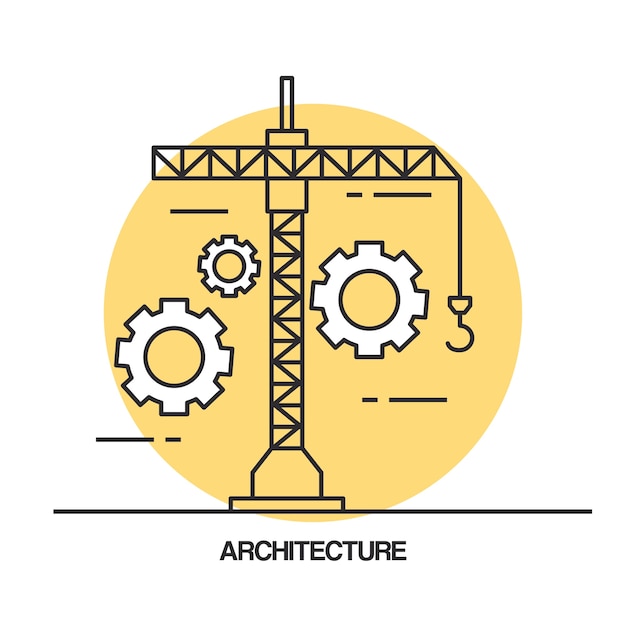 Zestaw Ikon Projektowania Architektonicznego