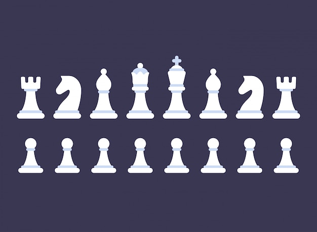 Zestaw ikon szachy