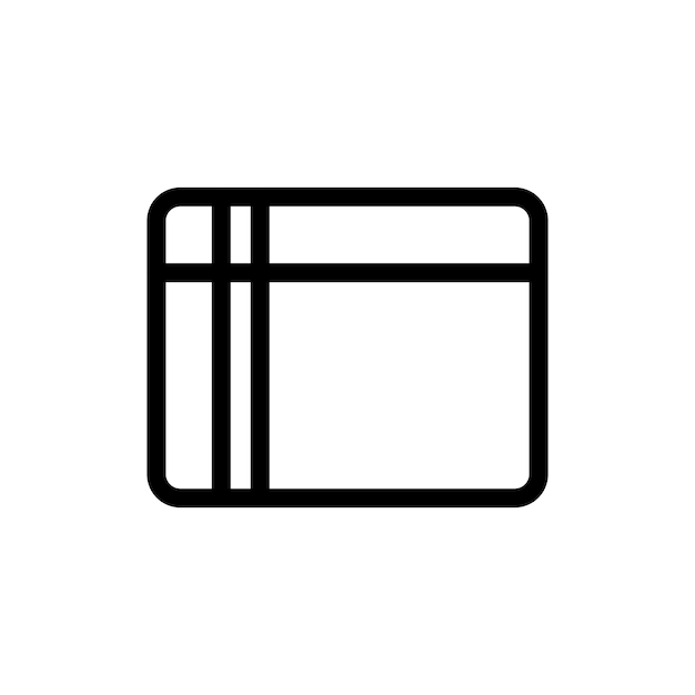 Zestaw ikon układu tabeli web excel tabela danych wektorowy symbol arkusz kalkulacyjny liniowy wykres bazy danych znak w stylu wypełnionym i zarysowanym