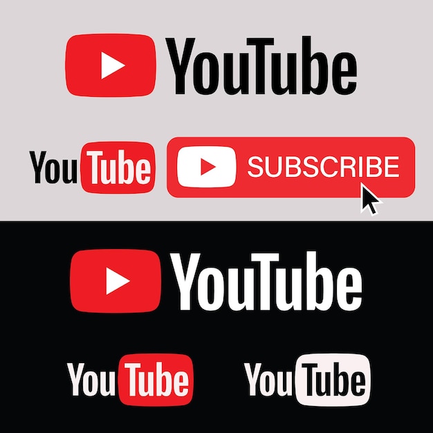 Zestaw ikon YouTube
