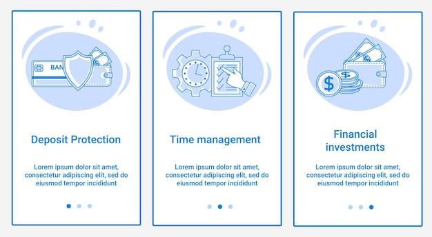 Zestaw Interfejsów Ui I Ux Temat Ochrona Depozytów Zarządzanie Czasem I Inwestycje Finansowe
