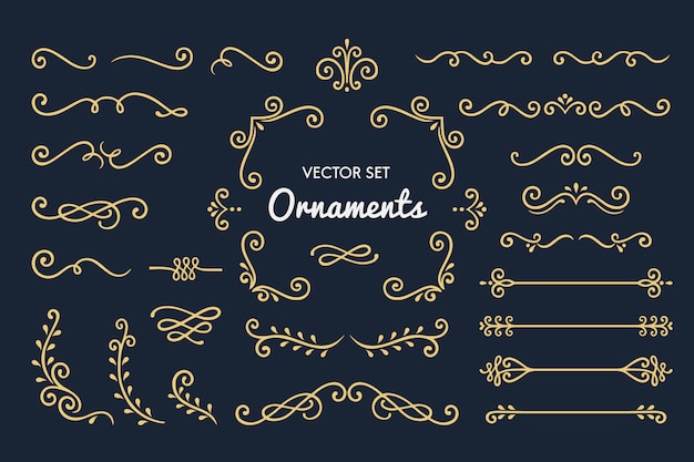 Zestaw kolekcja Vintage Ornament Elements