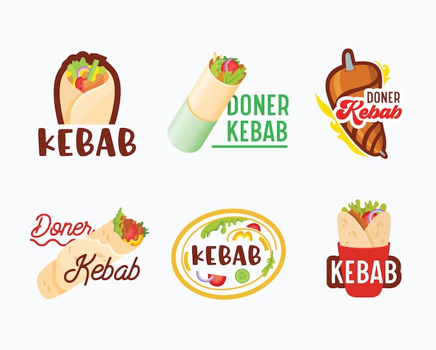 Zestaw Logo Doner Kebab.