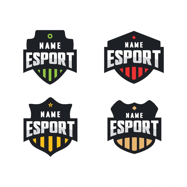 Zestaw Logo Esport Emblem