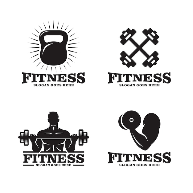 Zestaw Logo Fitness