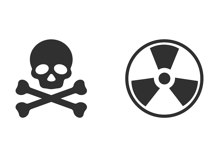 Wektor zestaw niebezpieczeństwa iconvector ilustracja na białym tle