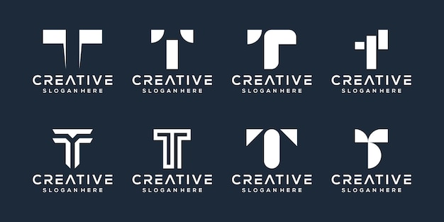 Zestaw Projektu Logo Litery T