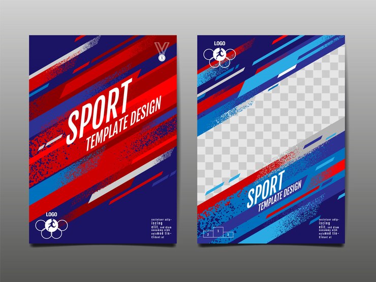 zestaw szablonów sportowych