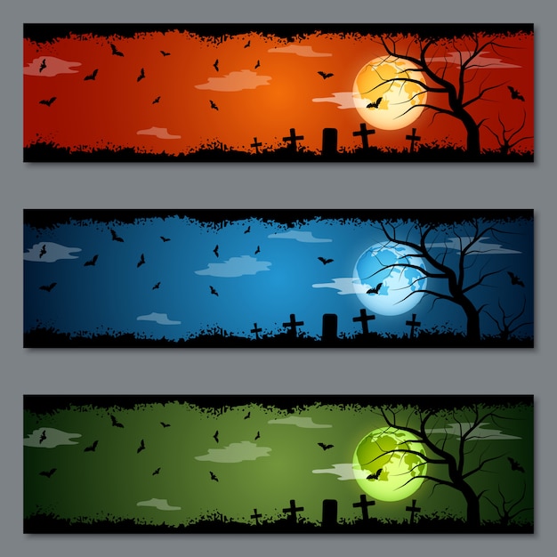 zestaw transparenty Halloween