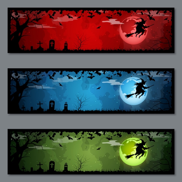 zestaw transparenty Halloween