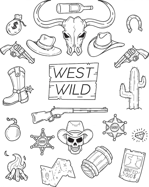 Zestaw West Wild Doodle Do Projektowania Graficznego