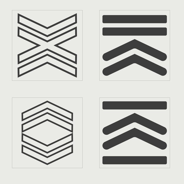Zestaw zasobów grafiki wektorowej Modne figury geometryczne postmodernistyczne Elementy do dekoracji graficznej