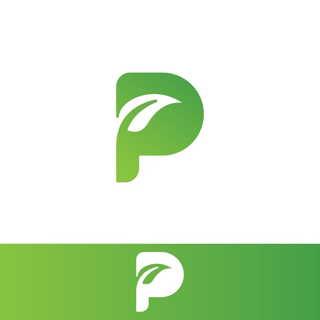 Zielona Litera P Logo