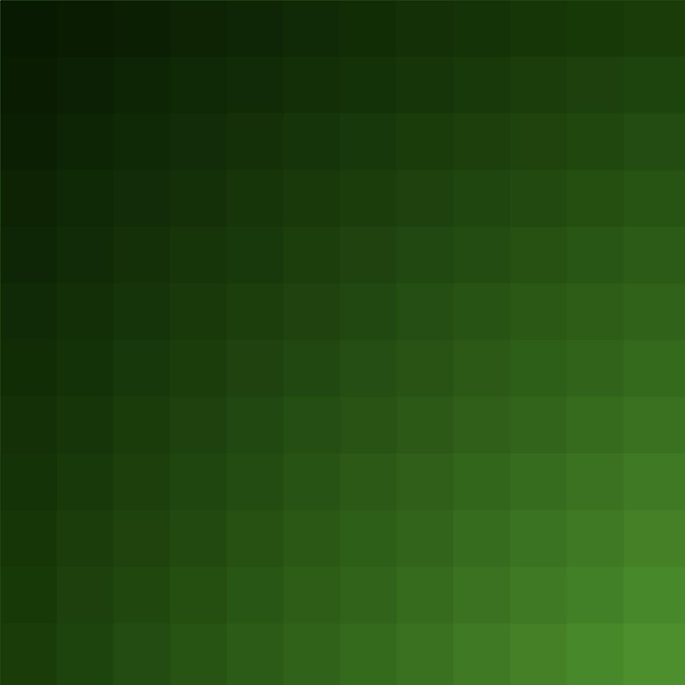Zielone i czarne tło z kwadratowym wzorem.