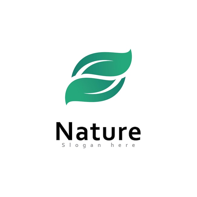 Zielony Liść Natura Element Ekologia Wektor Wzór