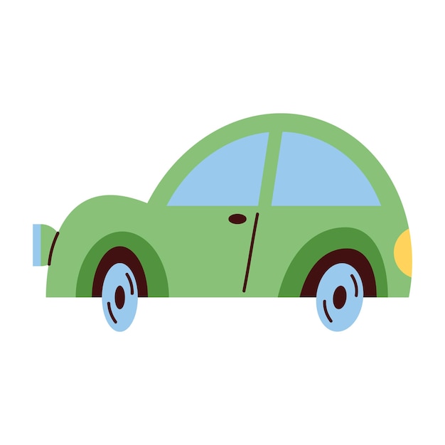 Plik wektorowy zielony pojazd samochodowy