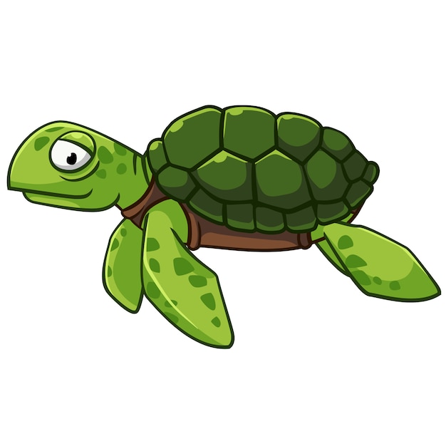 Zielony żółw Morski