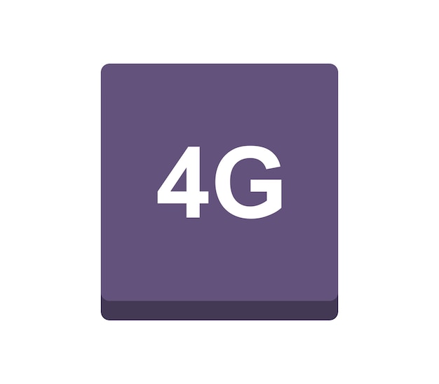 Plik wektorowy zilustrowano 4g