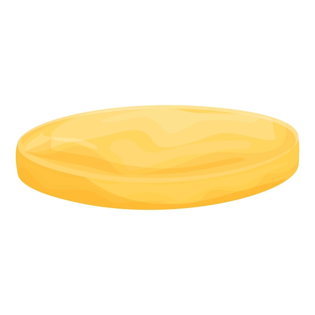 Plik wektorowy złota moneta ikona owoców kreskówka wektor jedzenie suche nakrętka przekąska