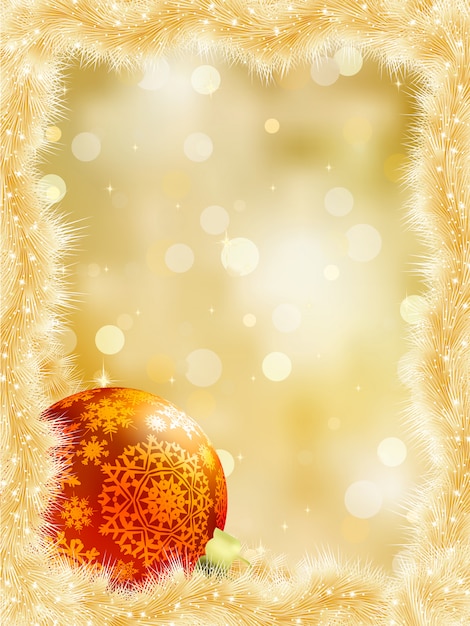 Złote Tło Boże Narodzenie