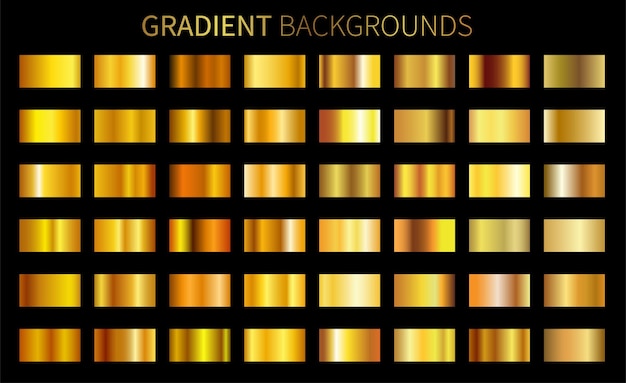 Złoty Gradient Tło Wektor Ikona Tekstury Metaliczny Ilustracja Do Ramki Wstążka Transparent Monety I Etykiety Realistyczne Streszczenie Złoty Wzór Bez Szwu Elegancki Szablon Wektor światło I Połysk