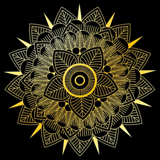 Złoty mandala