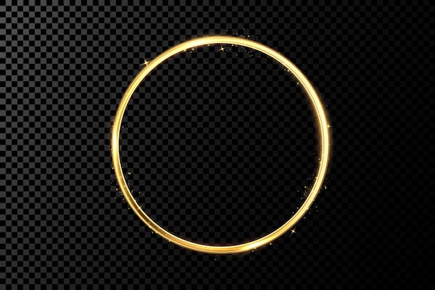 Plik wektorowy złoty pierścień vector luksusowa błyszcząca ramka dekoracja bożonarodzeniowa