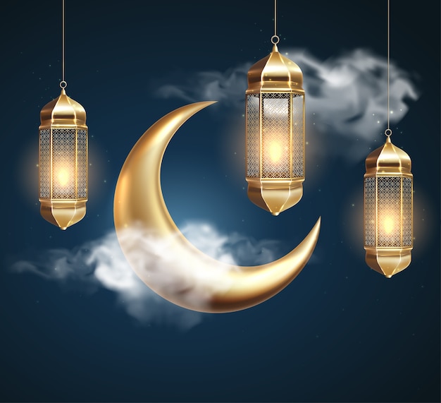 Złoty półksiężyc Ramadanu