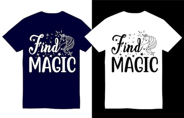 Znajdź Projekt Koszulki Magic Unicorn