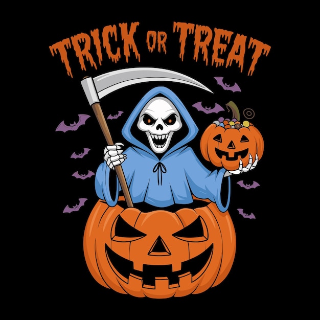 znak halloween lub halloween z nożem w nim