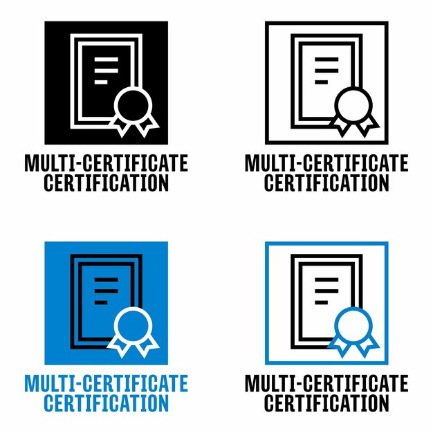 Znak Informacyjny O Wektorze Certyfikatu Multi-certificate