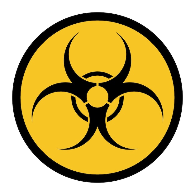 Znak koła zagrożenia biologicznego