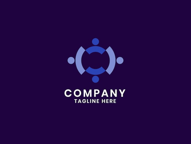 Znak Logo Grupy Premium Wektor