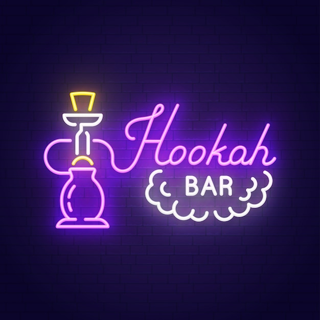 Znak Neon Bar Fajki