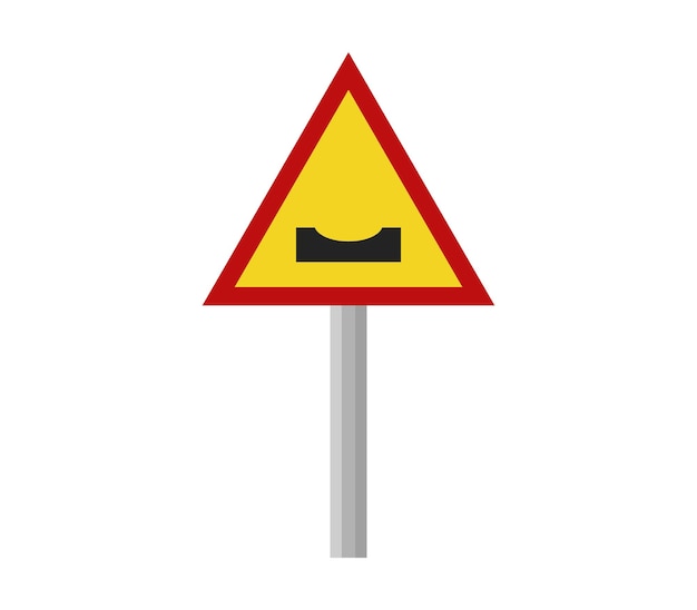 Plik wektorowy znak ostrzegawczy o ruchu drogowym