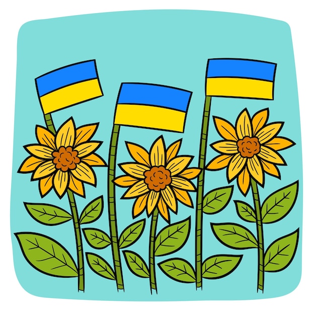 Znak Pokoju Dla Ukrainy Z Ikoną Gołębia Wsparcie Dla Ukraińskiego Symbolu Pokoju