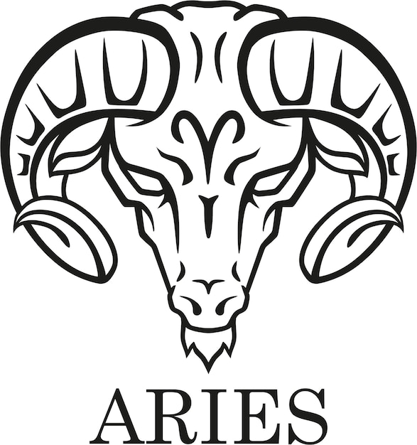 Plik wektorowy znak zodiaku horoskop horscopo do signo do zodaco aries