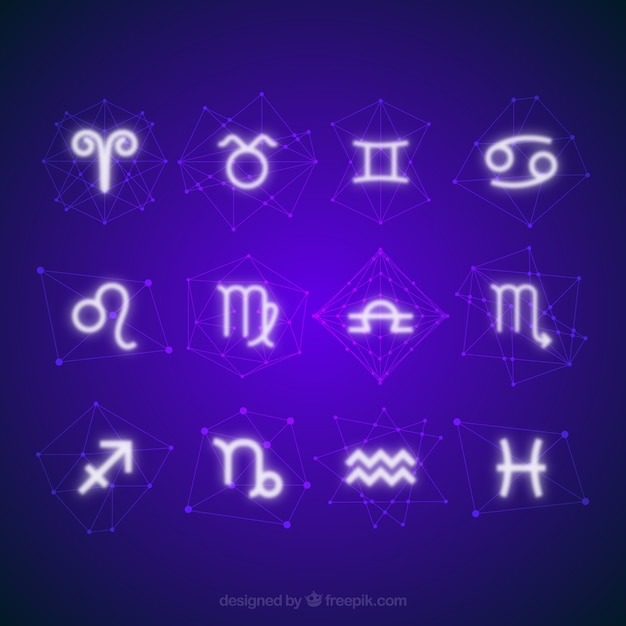 Plik wektorowy znaki zodiaku horoskop