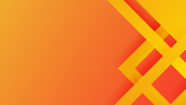 Żółte geometryczne tło z płynnymi kształtami gradientowymi