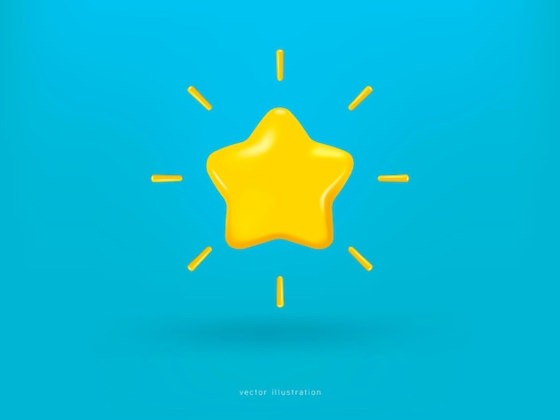 Żółte Gwiazdki Błyszczące Kolory Osiągnięcia W Grach Koncepcja Opinii Na Temat Oceny Klientów