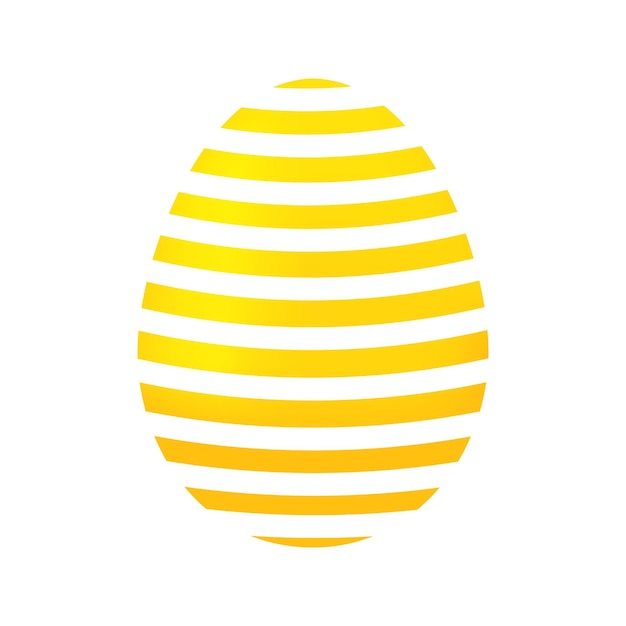 Żółte jajko wielkanocne