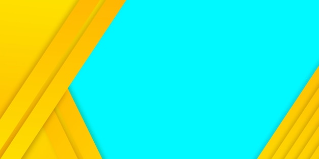 Żółty I Błękitny Geometryczny Abstrakcyjny Wzór Tła